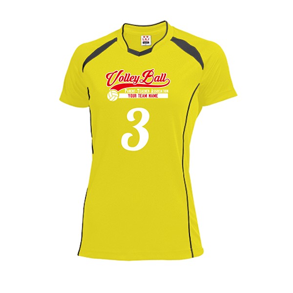 名入れ】PTA バレーボール ユニフォーム トップス レディース チーム