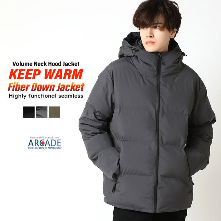ARCADE（アーケード） 高機能シームレス ファイバーダウンジャケット