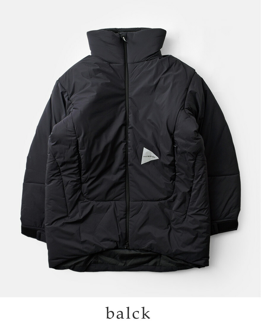 and wander（アンドワンダー） トップ フリース コート top fleece