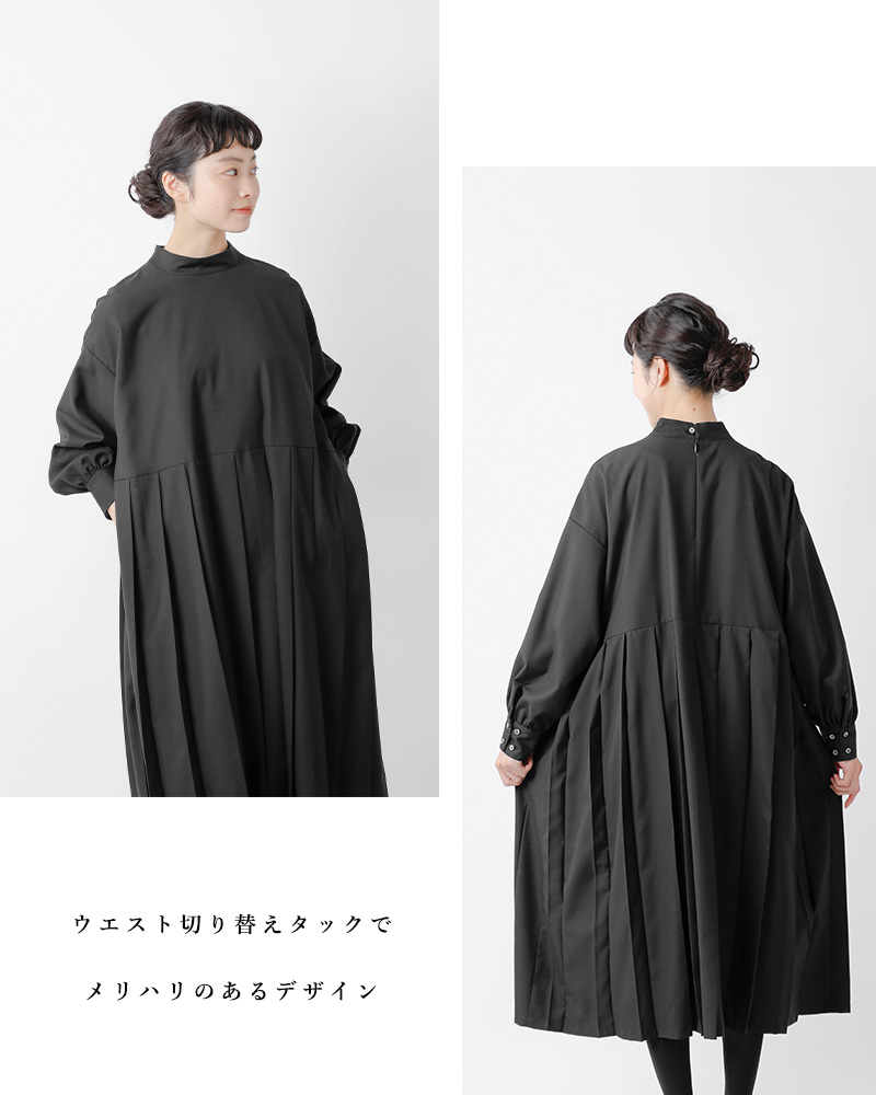 イナ ina aranciato別注 T R クリアーツイル ウエスト 切替 タック