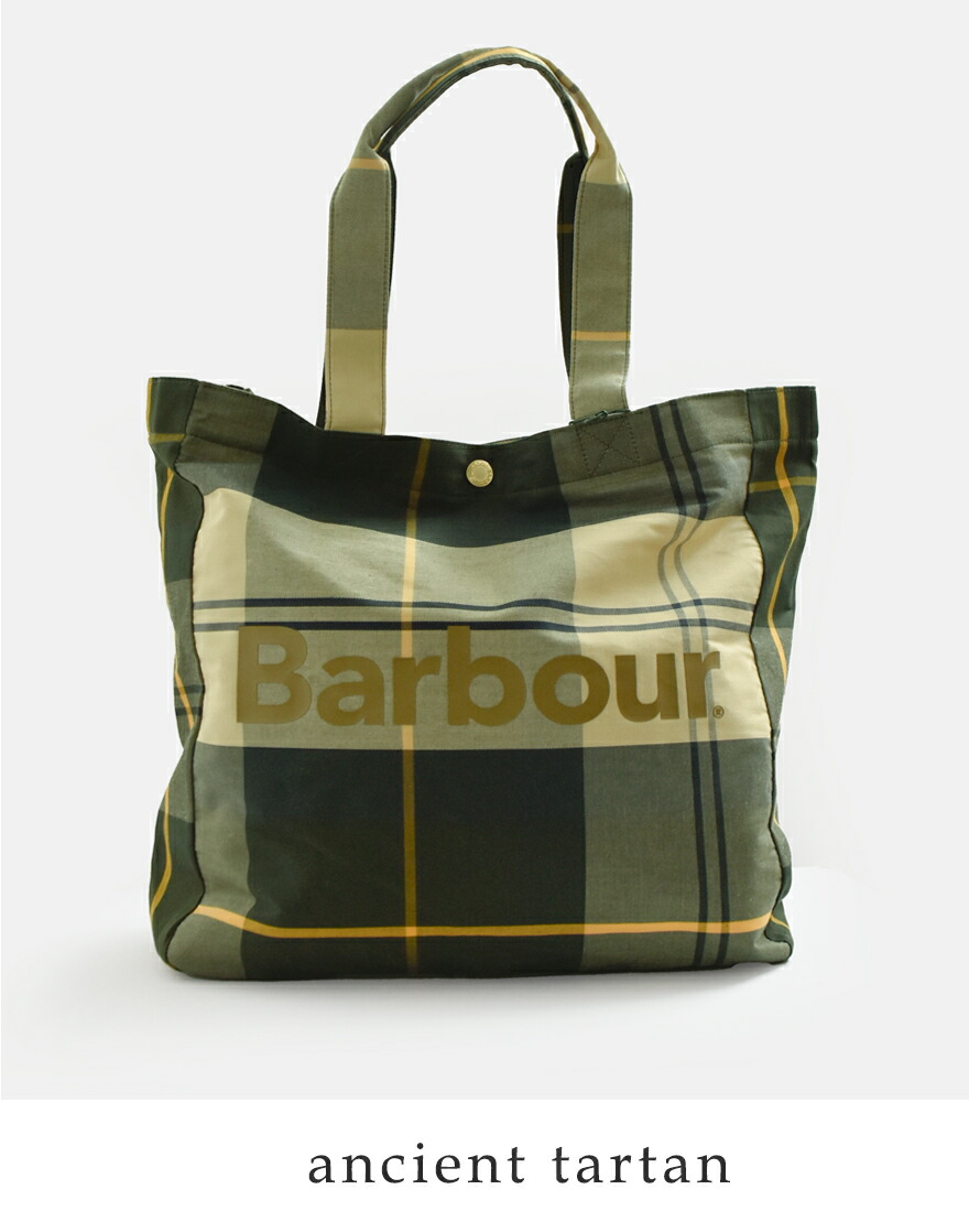 Barbour（バブアー） テルフィールド タータンチェック トートバッグ