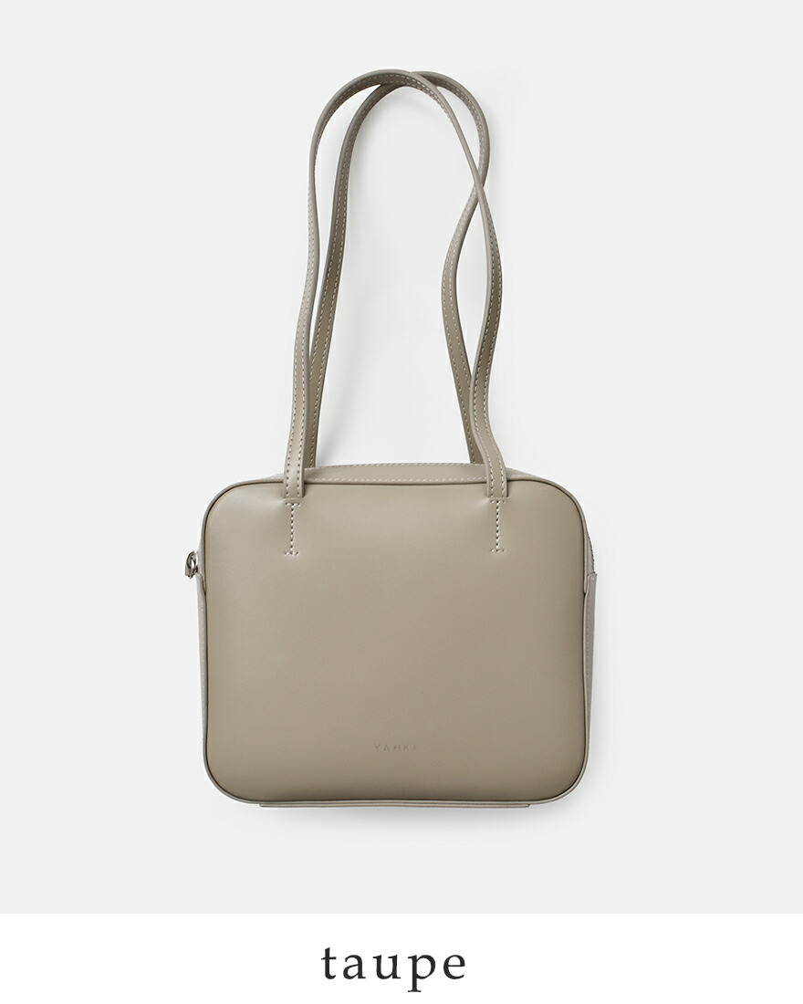 セール【40%OFF】YAHKI ヤーキ Wフェイスレザー スクエア ショルダー