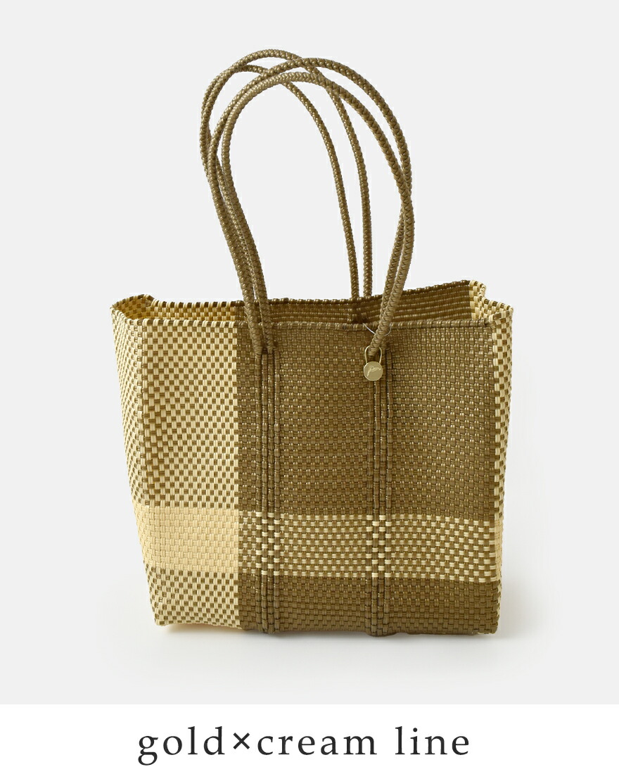 Letra（レトラ） メルカドバッグ ロングハンドル Mサイズ CROSS LINE