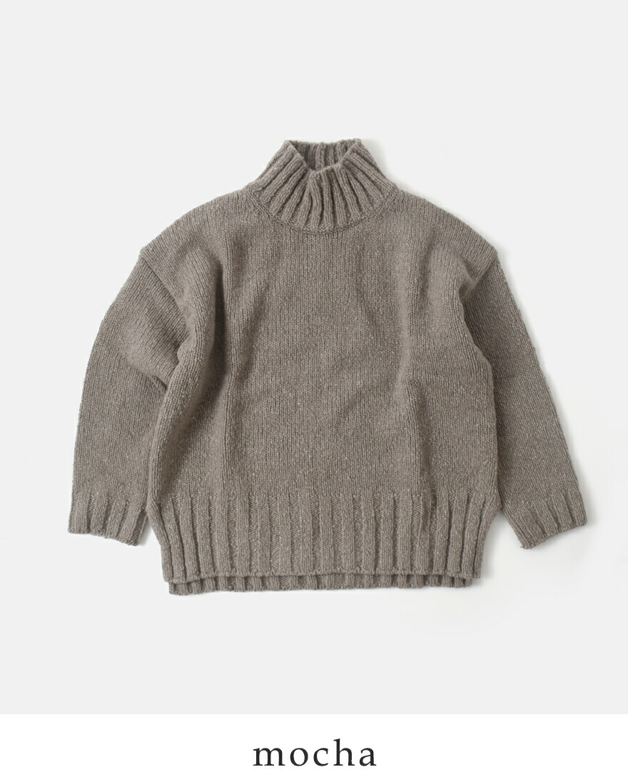 evam eva（エヴァムエヴァ） リニューウール タートルネック ニット