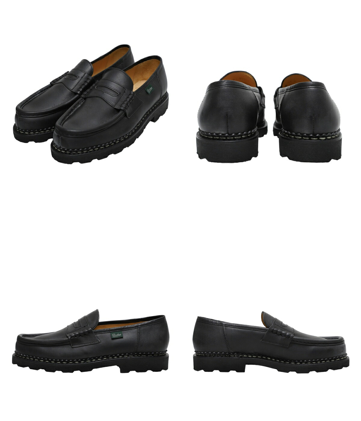 Paraboot（パラブーツ） ： REIMS/MARCHE NOIRE-LIS NOIR ： 99412