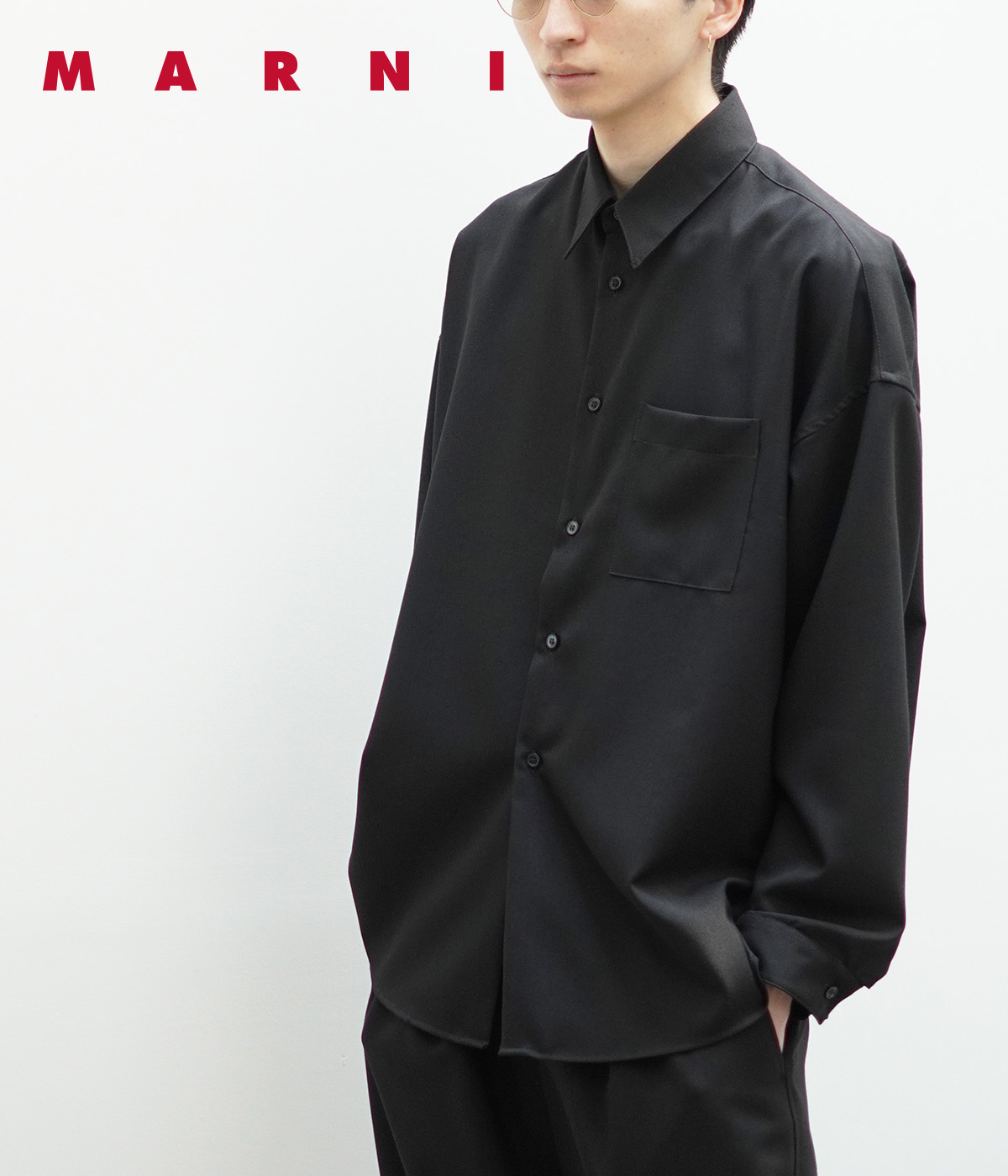 MARNI（マルニ） ： L/S SHIRT / 全3色 ： CUMU0061A3-TW839 : ARKnets