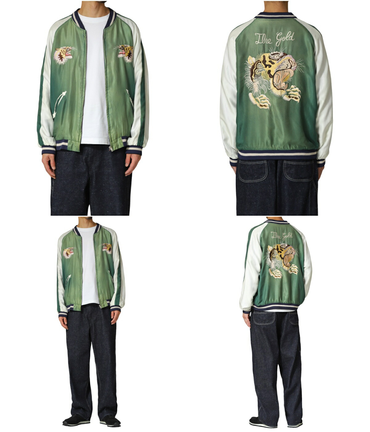 GOLD 東洋エンタープライズ / ゴールド ： ACETATE SOUVENIR JACKET