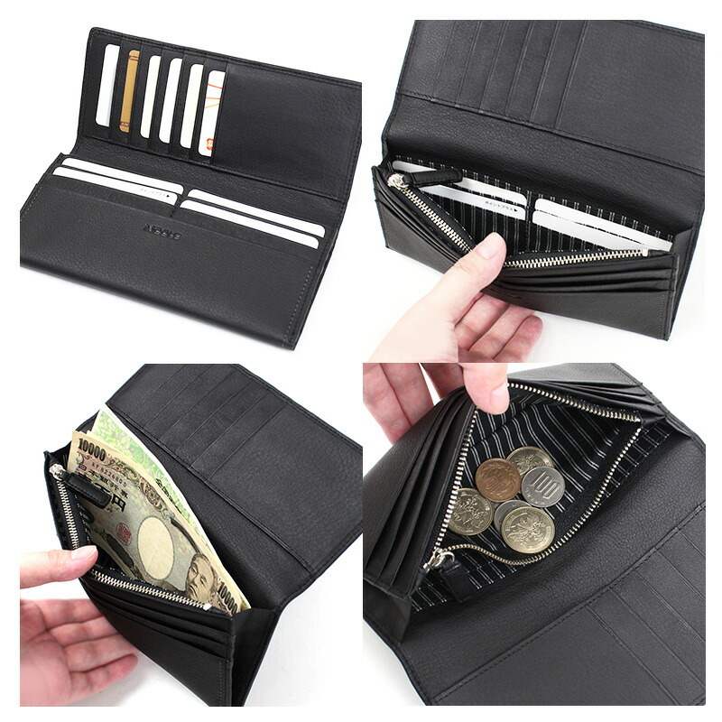 NICOLE（ニコル） 長財布 かぶせ 牛革 メンディII 7305603 7308003