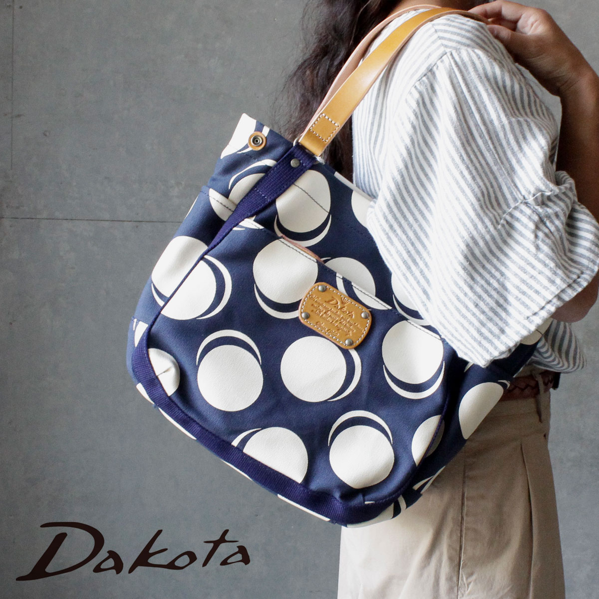 Dakota（ダコタ） トートバッグ 大 帆布×レザー ピット1531085