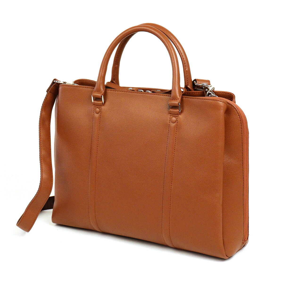 box21 ビジネスバッグ A4トートバッグ 2WAY リクルート 牛革 撥水加工