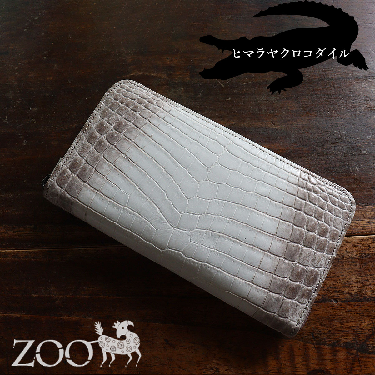 ヒマラヤクロコダイル ホワイト ワニ 希少 ZOO(ズー) ラウンド