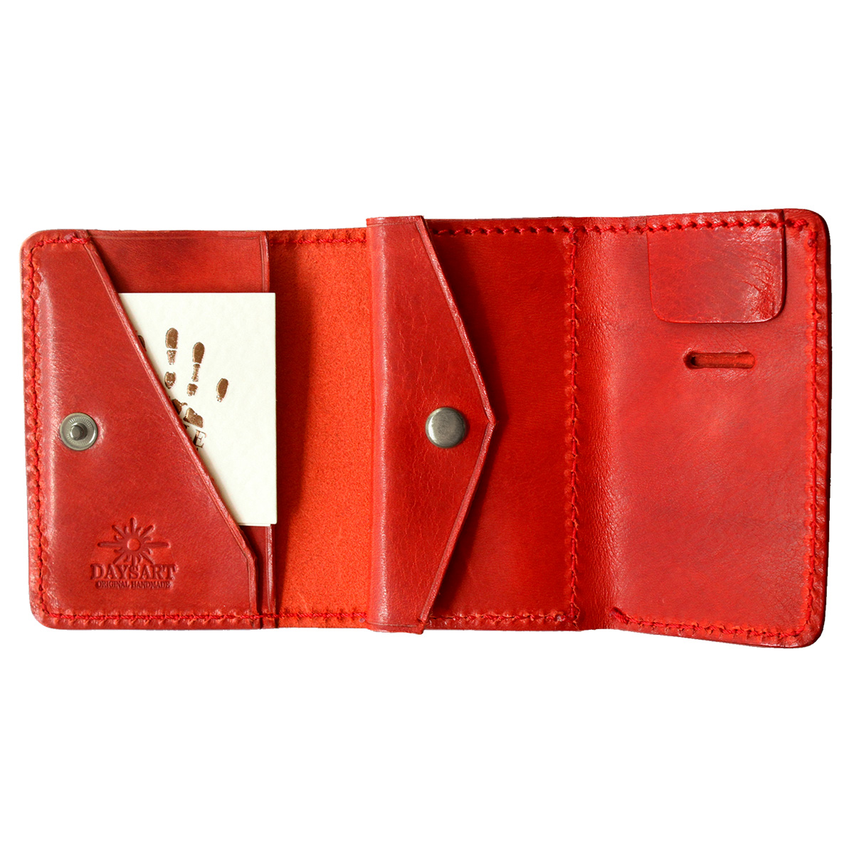 DAYSART（デイズアート） 財布 メンズ 三つ折り 本革 レザー ミニ財布
