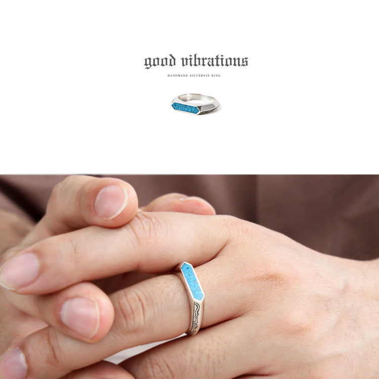 good vibrations リング シルバー925 指輪 メンズ クラッシュ