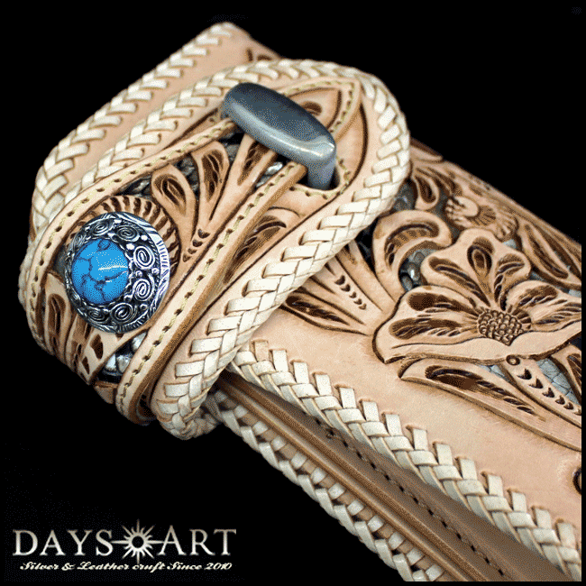 コンチョ シルバー925 ネジ式 パーツ ボタン カスタム 財布 ナバホ族