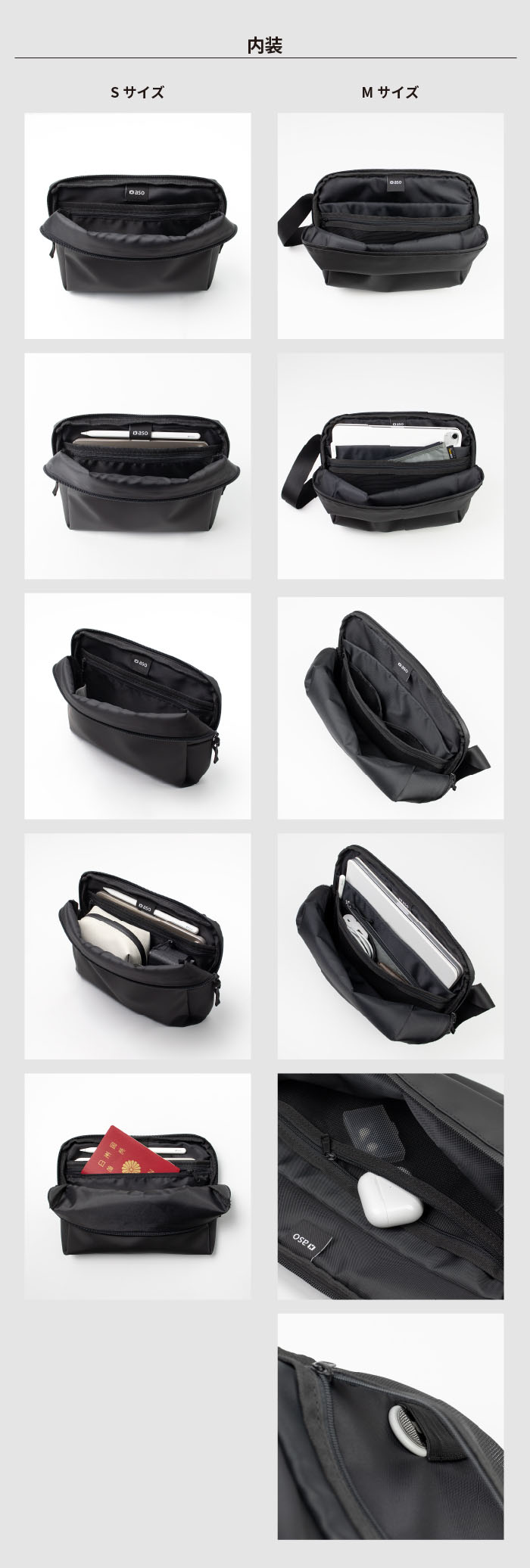 aso タフトスリング TOFT SLING スリングバッグ Mサイズ ボディバッグ