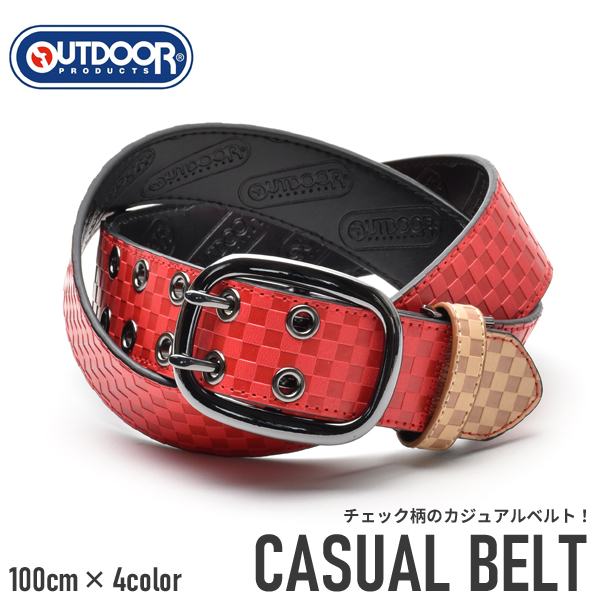 ベルト メンズ レディース ブロックチェック柄 バックル おしゃれ