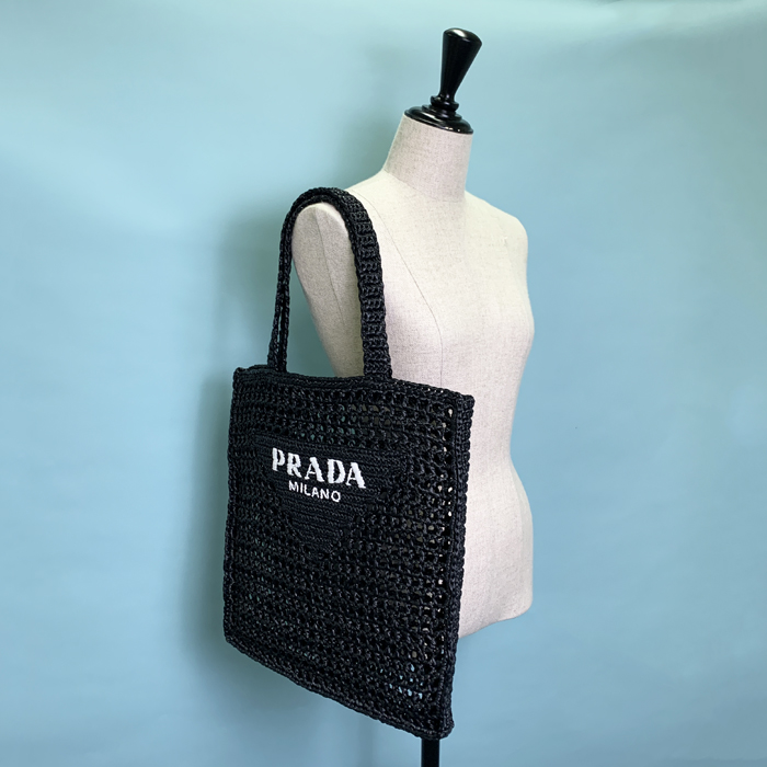 PRADA（プラダ） クロシェ トートバッグ レディース ナチュラル