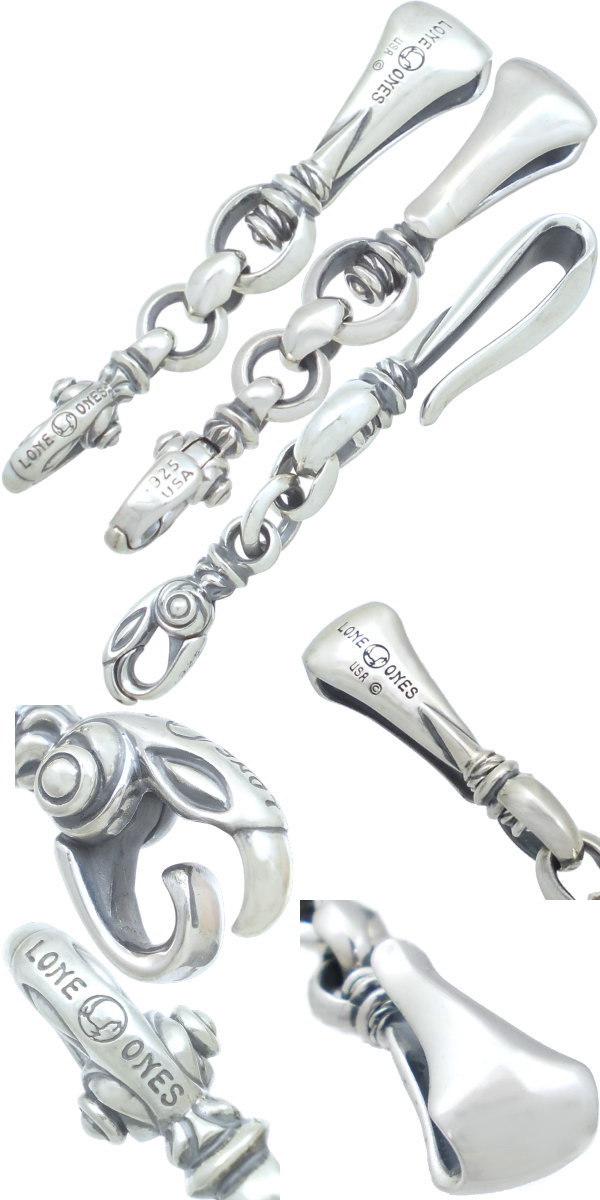 LONE ONES（ロンワンズ） スモール ベルトフック&シルバークラスプ