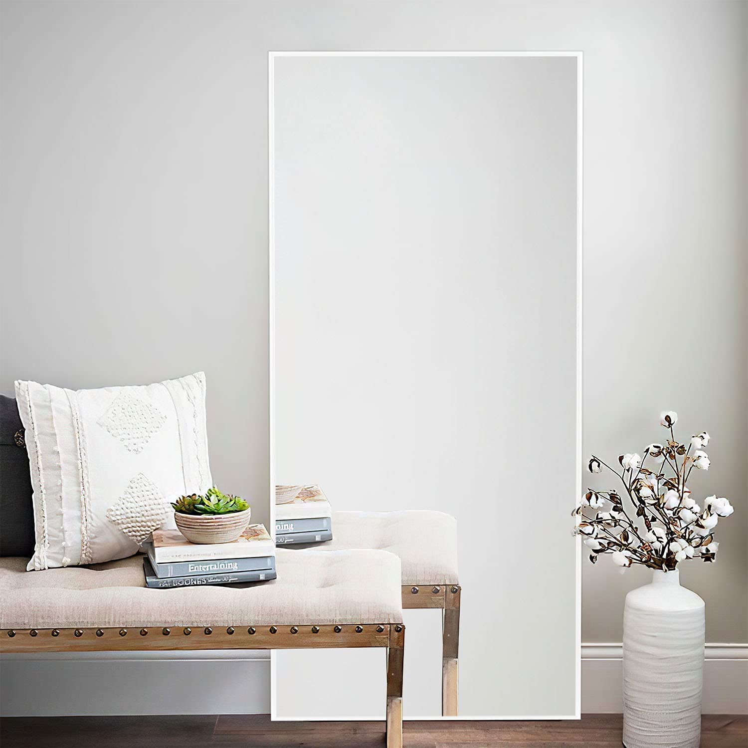 ミルオ君の鏡工房 スタンドミラー 姿見 全身鏡 壁掛け ミラー 全身