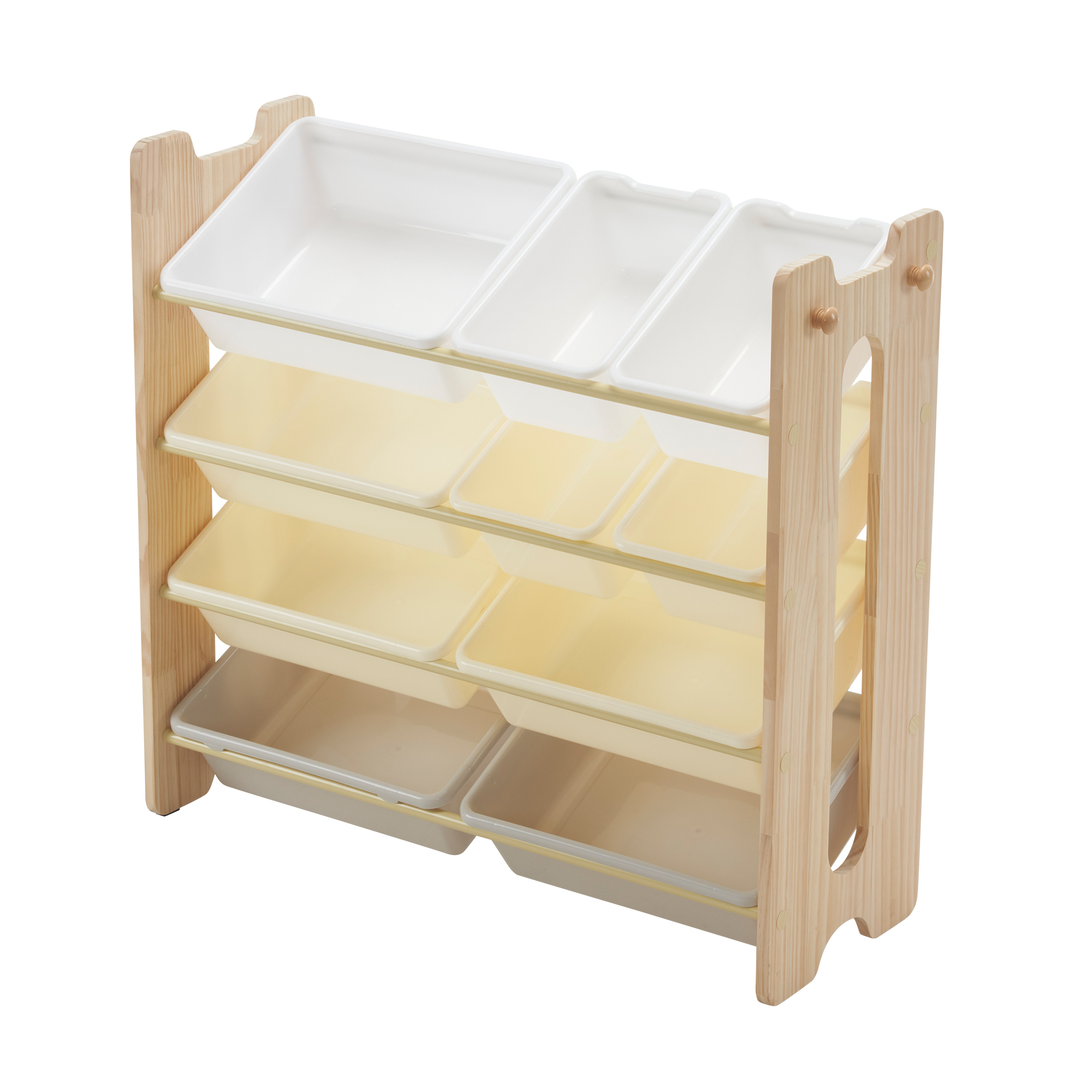 BTM おもちゃ収納ラック 収納 収納箱 おしゃれ ハンガーバー付き 大