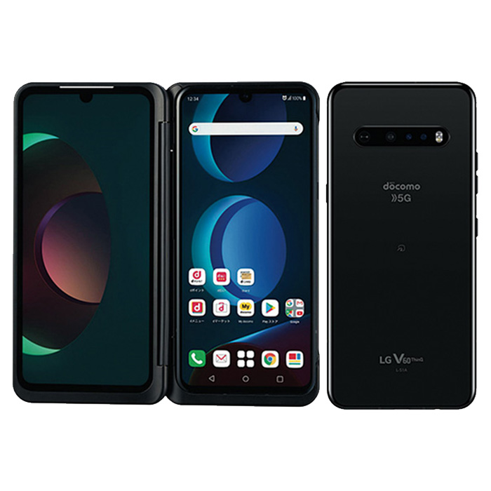 LGエレクトロニクス 中古 LG V60 ThinQ 5G L-51A_LGデュアルスクリーン