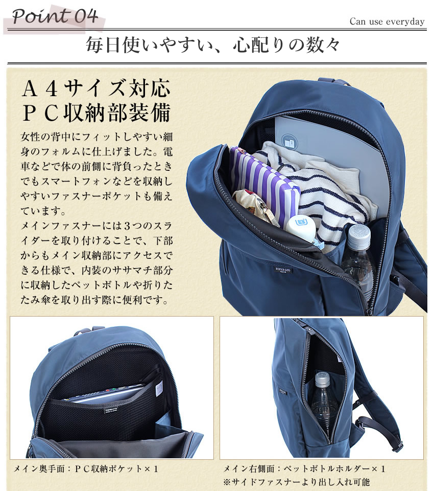 PORTER ポーター シェル デイパック 679-36807 リュックサック A4 軽量