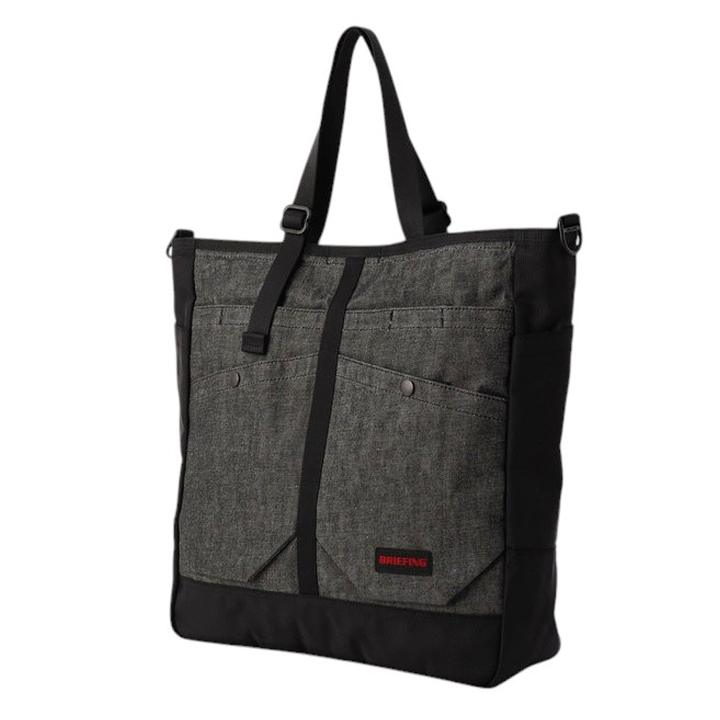 BRIEFING（ブリーフィング） ブラックデニム トートバッグ BRIEFING