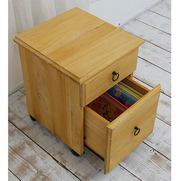 天然木無垢材パインデスク カントリー ライティングビューロー 学習机