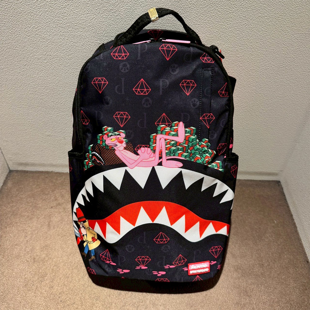 SPRAY GROUND スプレーグラウンド PINK PANTHER PAW PRINTS BACKPACK