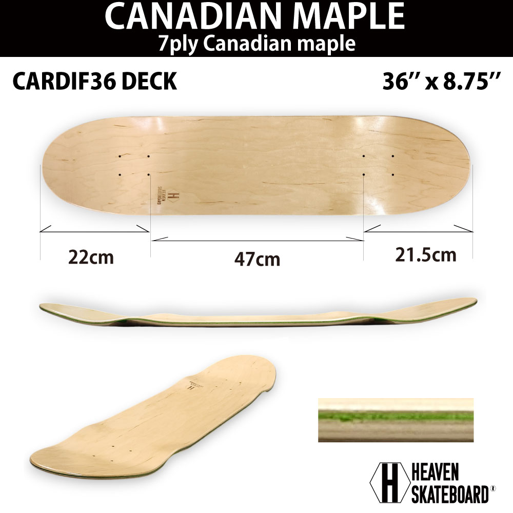 ロングスケートボードデッキ サーフスケートボードデッキ HEAVEN