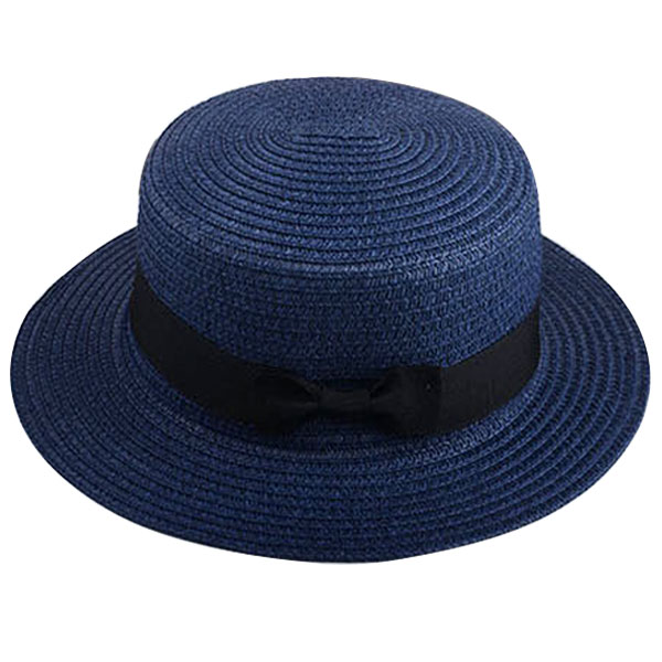 麦わら帽子 カンカン帽 ストローハット リボン付 キッズハット メンズ