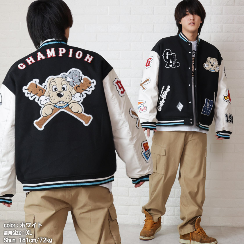 GALFY（ガルフィー） アウター メンズ 復活わんわん大学 ワイド