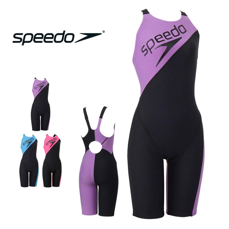 speedo（スピード） 競泳水着 レディース 練習用 パネルターンズニー