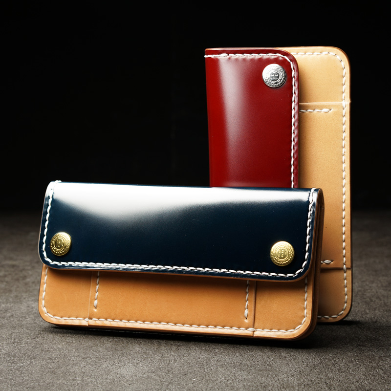 コードバン トラッカーズウォレット バイカラー バイカーズウォレット