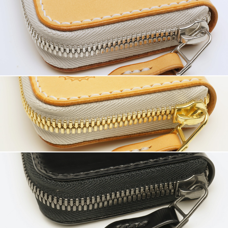 ラウンドジップウォレットミニ クロコダイル ラウンドファスナー