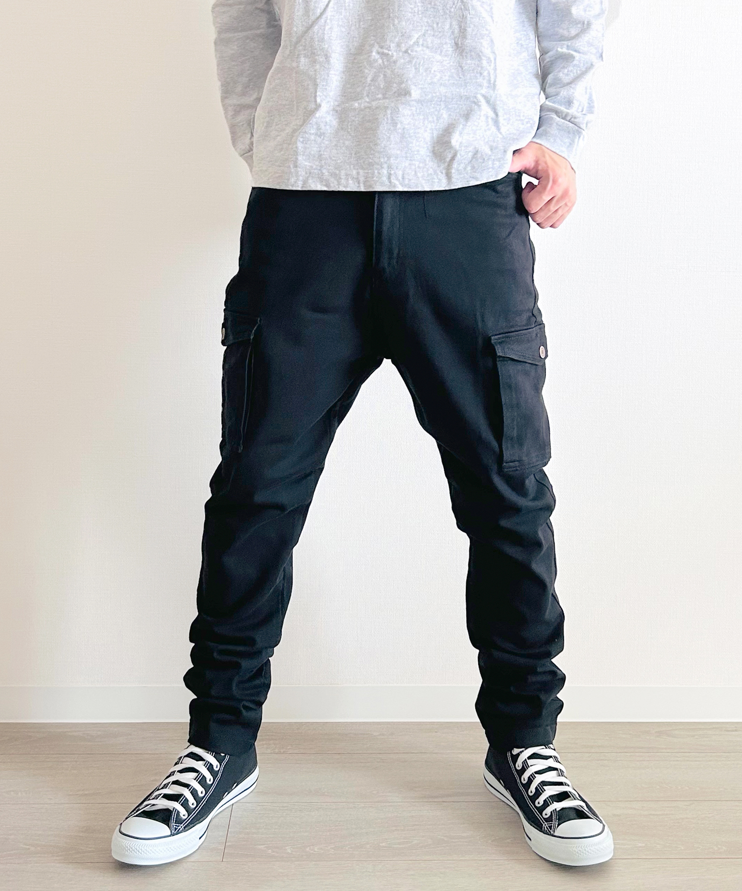 BEATJIVE（ビートジャイブ） カーゴパンツ メンズ ストレッチ スリム