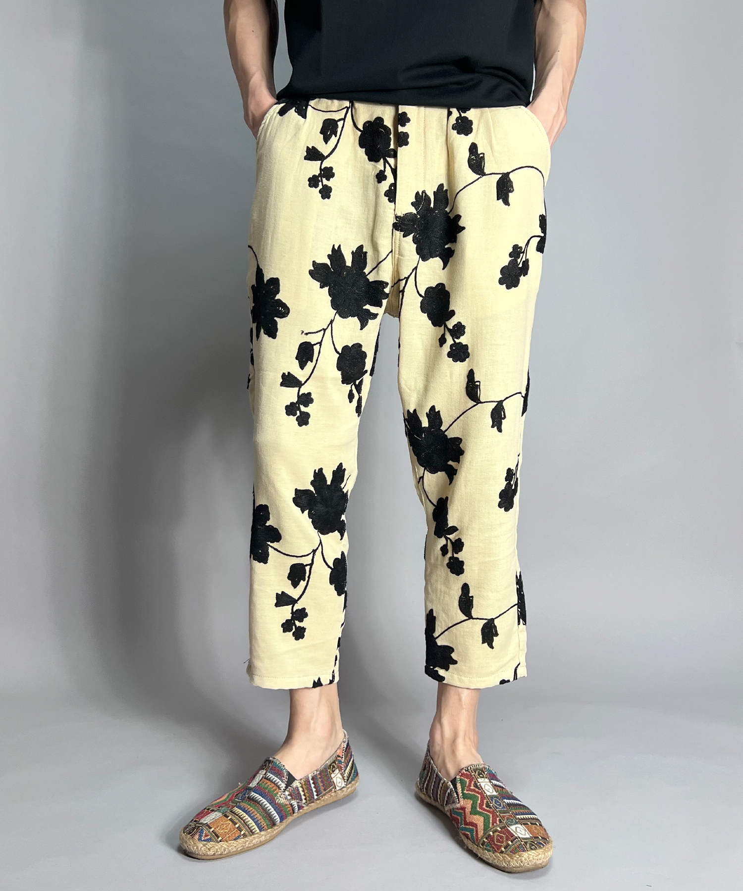 BEATJIVE（ビートジャイブ） クロップドパンツ メンズ 7分丈 イージー