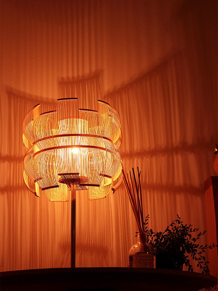 フロアライト 和室照明 おしゃれ 北欧 和 照明器具 竹 1灯 トイレ照明