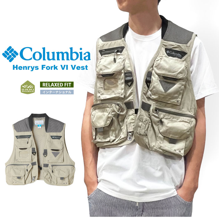 Columbia（コロンビア） ヘンリーフォークVIベスト フィッシングベスト