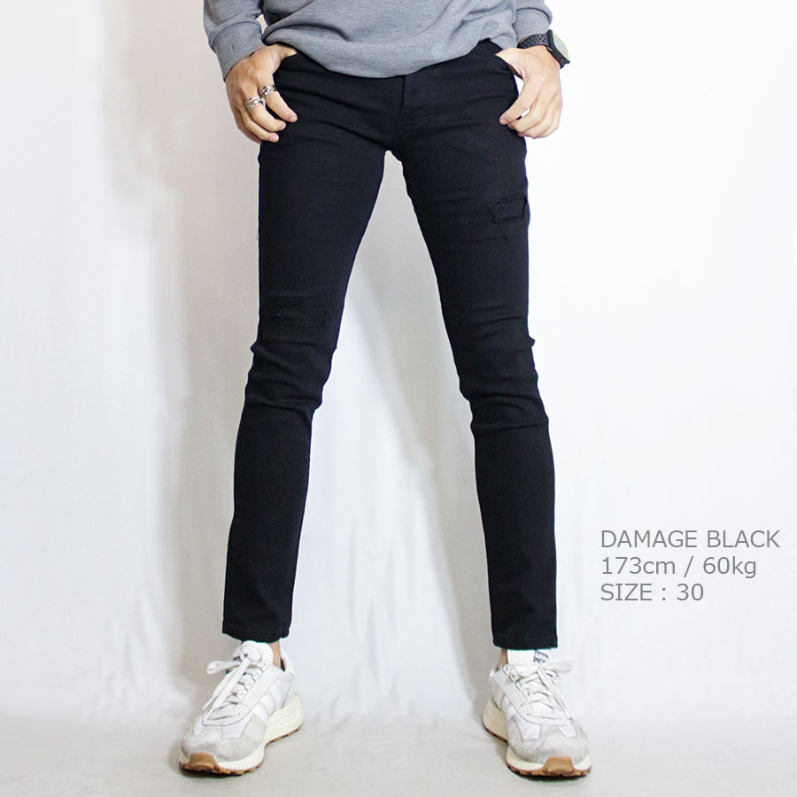 ブラック スキニージーンズ レディース スキニー デニムパンツ