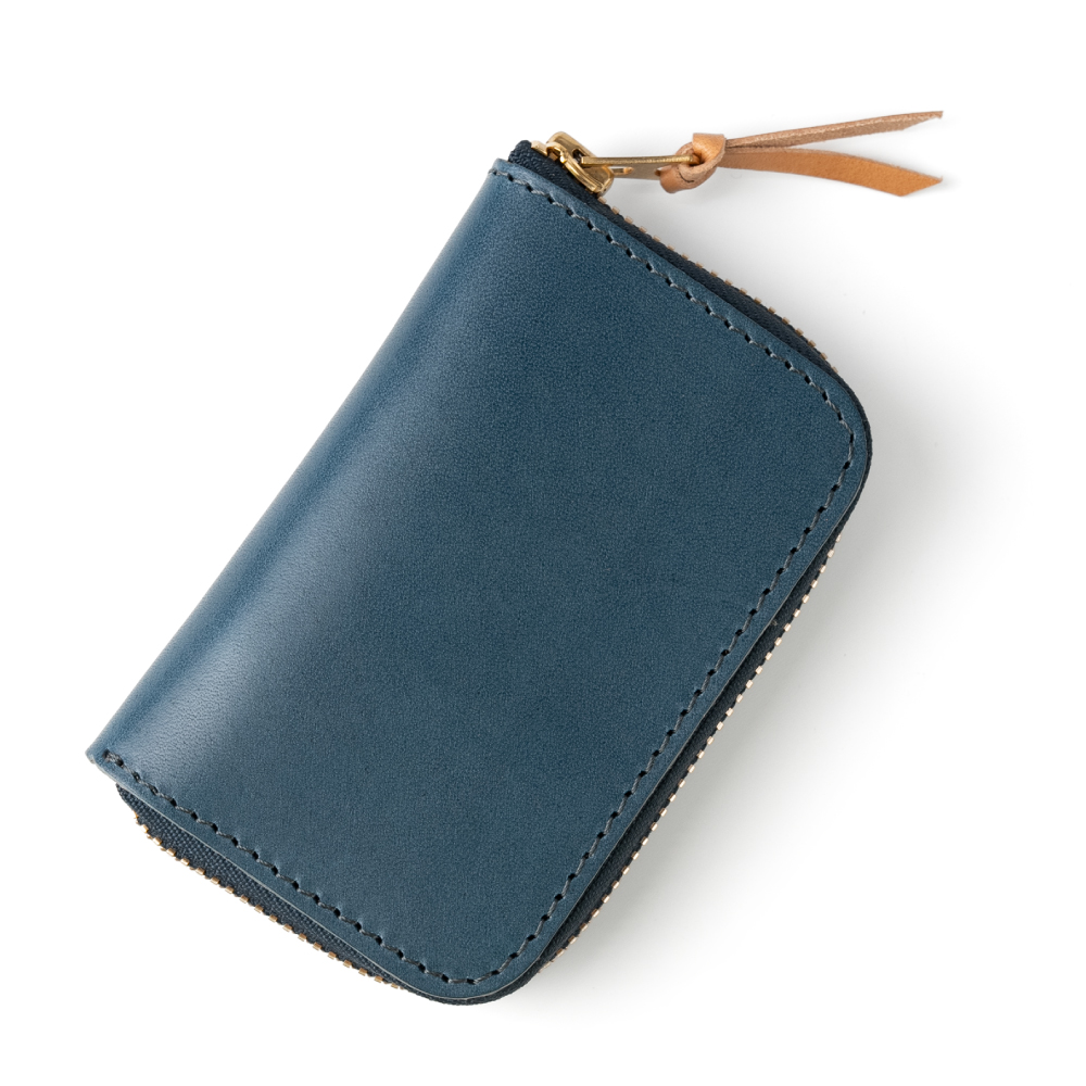 栃木レザー ラウンドジップ キーケース 本革 スマートキー 車