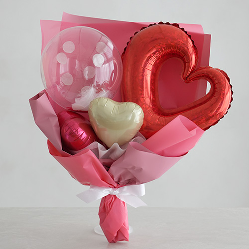 Belle Vie（ベルビー） 卒業式 花束 バルーンブーケ ハートバルーン