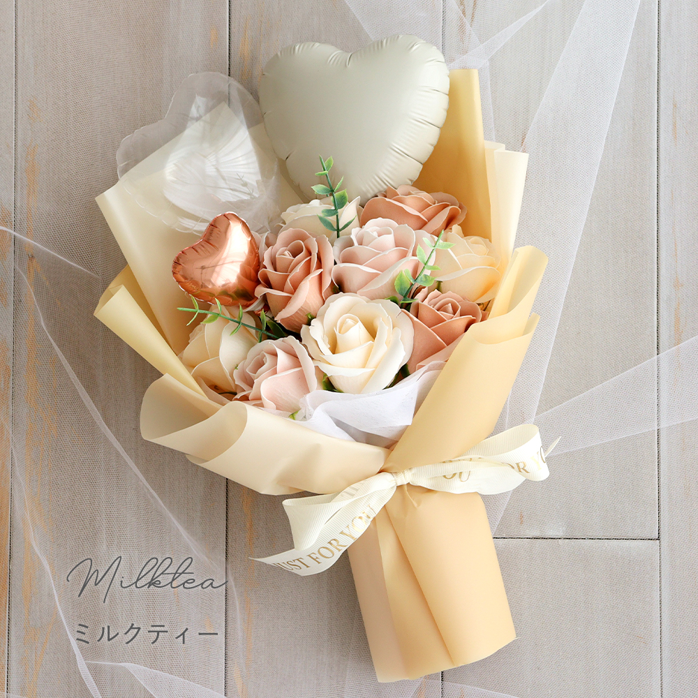 卒業式 花束 ソープフラワー ピッコロバルーンブーケ フラワーブーケ