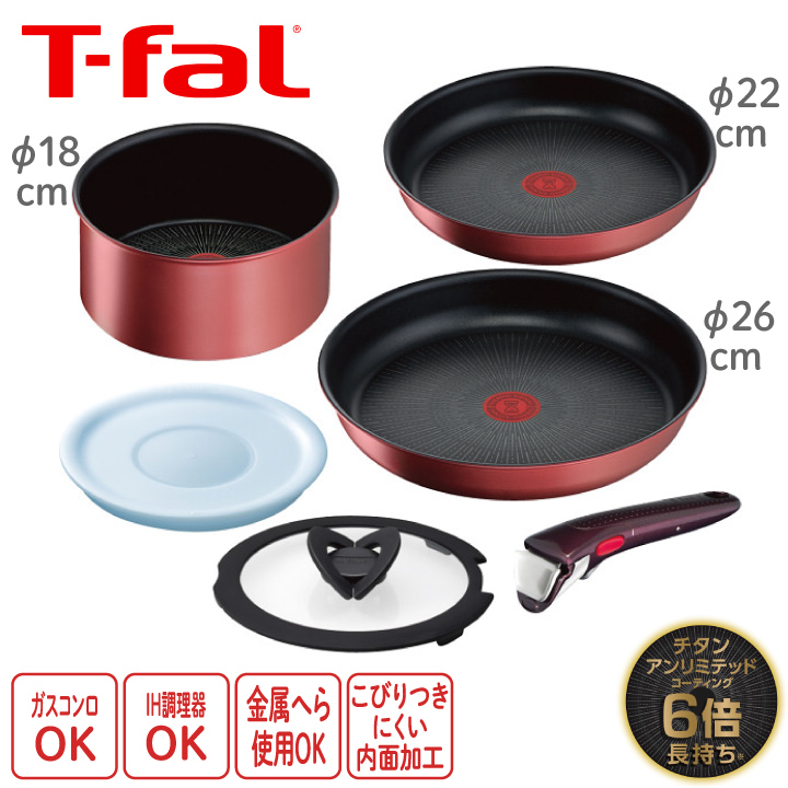 ティファール インジニオ・ネオ IHルージュ・アンリミテッド6点セット