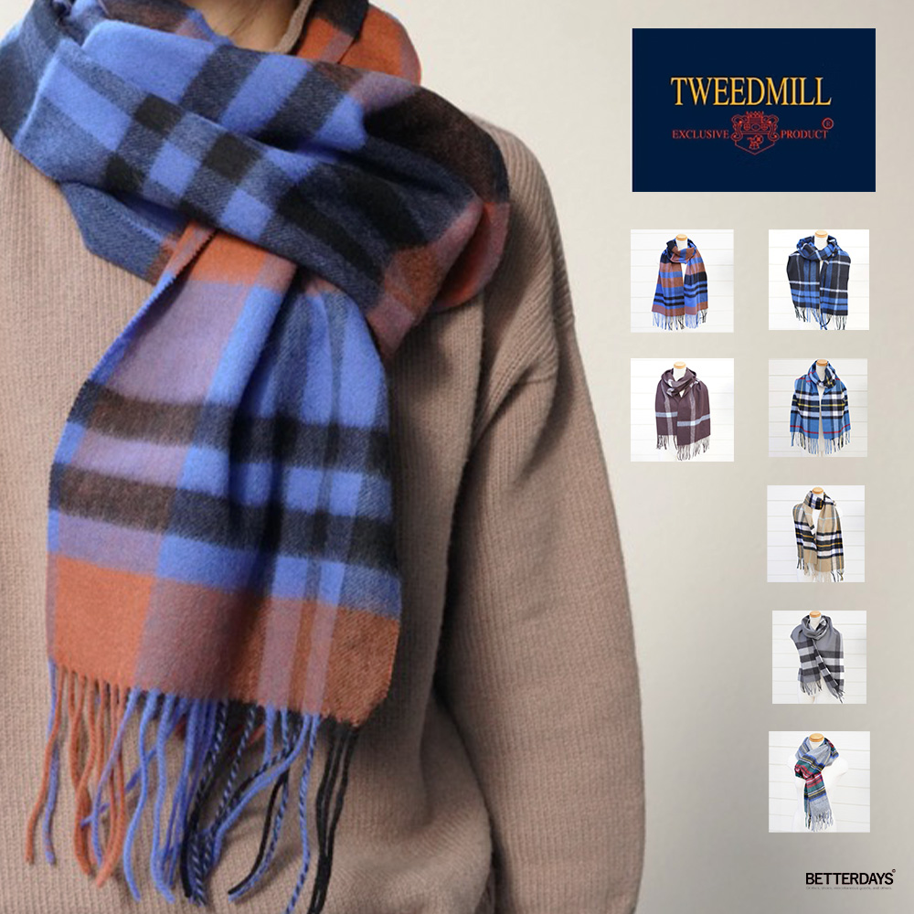 TWEED MILL（ツイードミル） スカーフ ユニセックス マフラー ストール