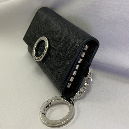 BVLGARI（ブルガリ） キーケース 6連 キーホルダー カーフレザー ロゴ