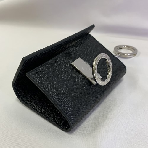 BVLGARI（ブルガリ） キーケース 6連 キーホルダー カーフレザー ロゴ