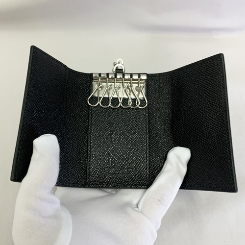 BVLGARI（ブルガリ） キーケース 6連 キーホルダー カーフレザー ロゴ
