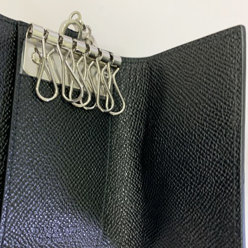 BVLGARI（ブルガリ） キーケース 6連 キーホルダー カーフレザー ロゴ