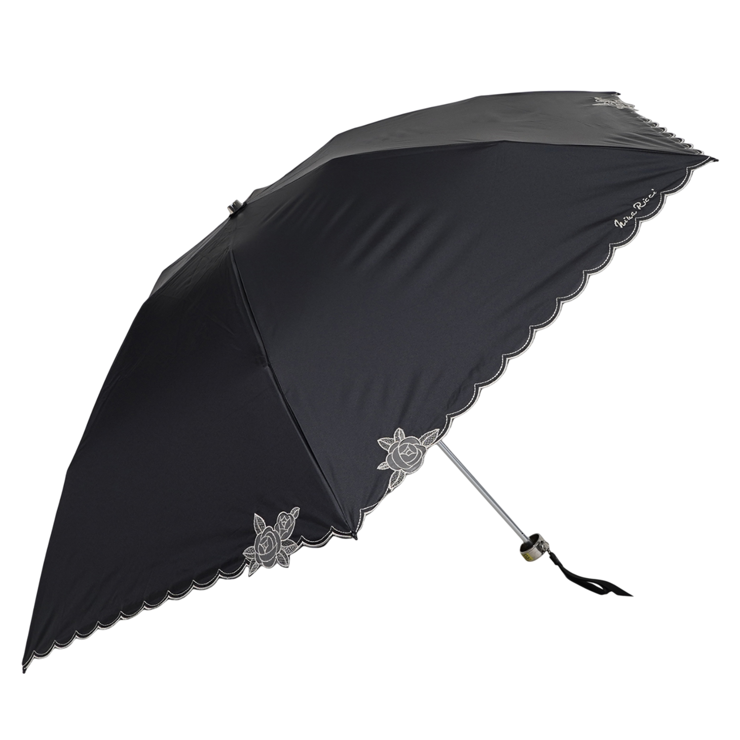 NINA RICCI（ニナ・リッチ） 日傘 折りたたみ 完全遮光 軽量 晴雨兼用